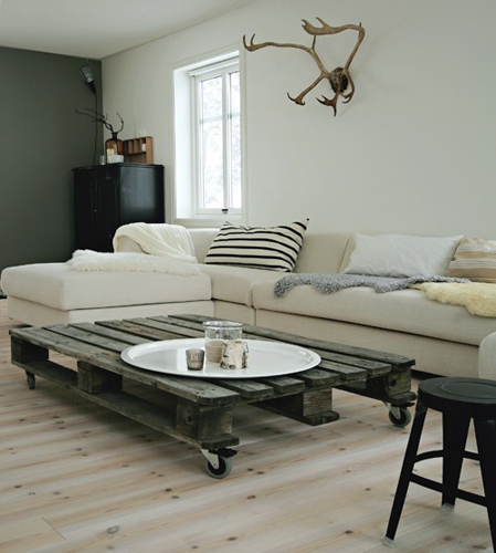 Decorar con pallets, así es, pallets