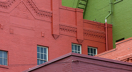 Edificios de colores