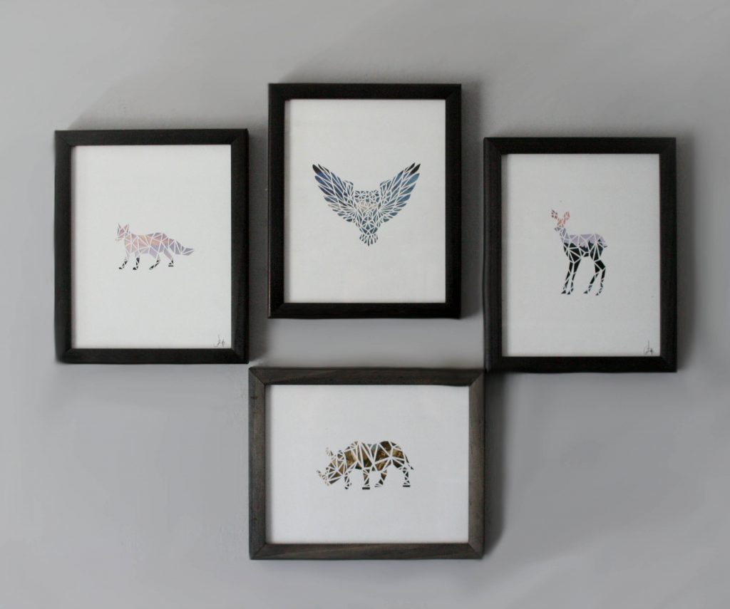 Animales troquelados