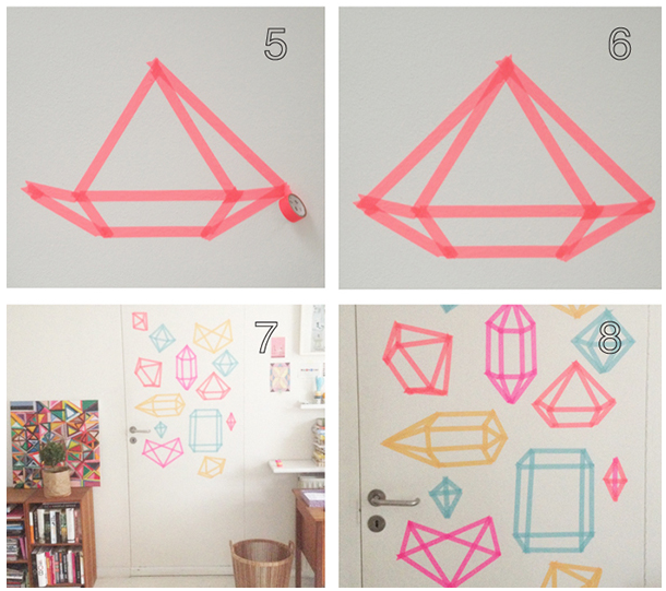 Dibujando con washi tape