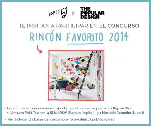 Concurso: Rincón favorito / The Popular Design y Depto51