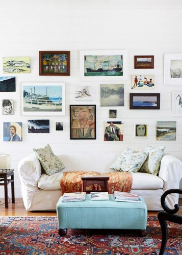 ¿Cómo armar un muro galería?
