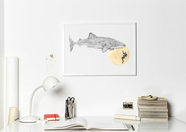 Au Prints, cuadros con dorado