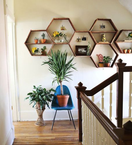 5 formas de usar los héxagonos en tu casa