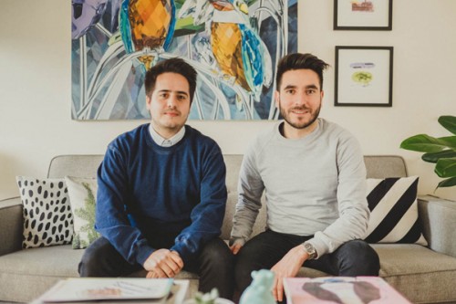Nicolás Venturelli y Francisco San Román, diseñador gráfico y músico clarinetista