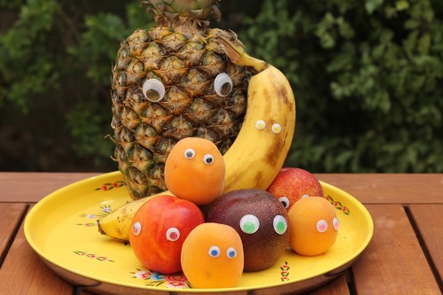 Hazlo tú mismo: Caras a las frutas
