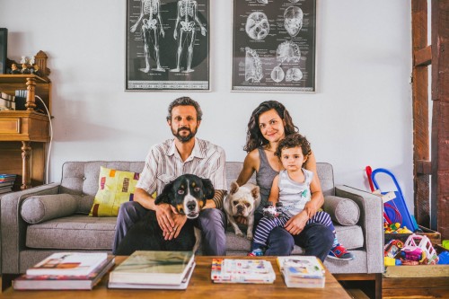 Loreto Lustig y Andrés Lagos, actriz y diseñador