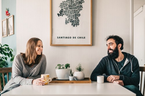 Henriette De Visscher y Sabino Aguad, productora y fotógrafo