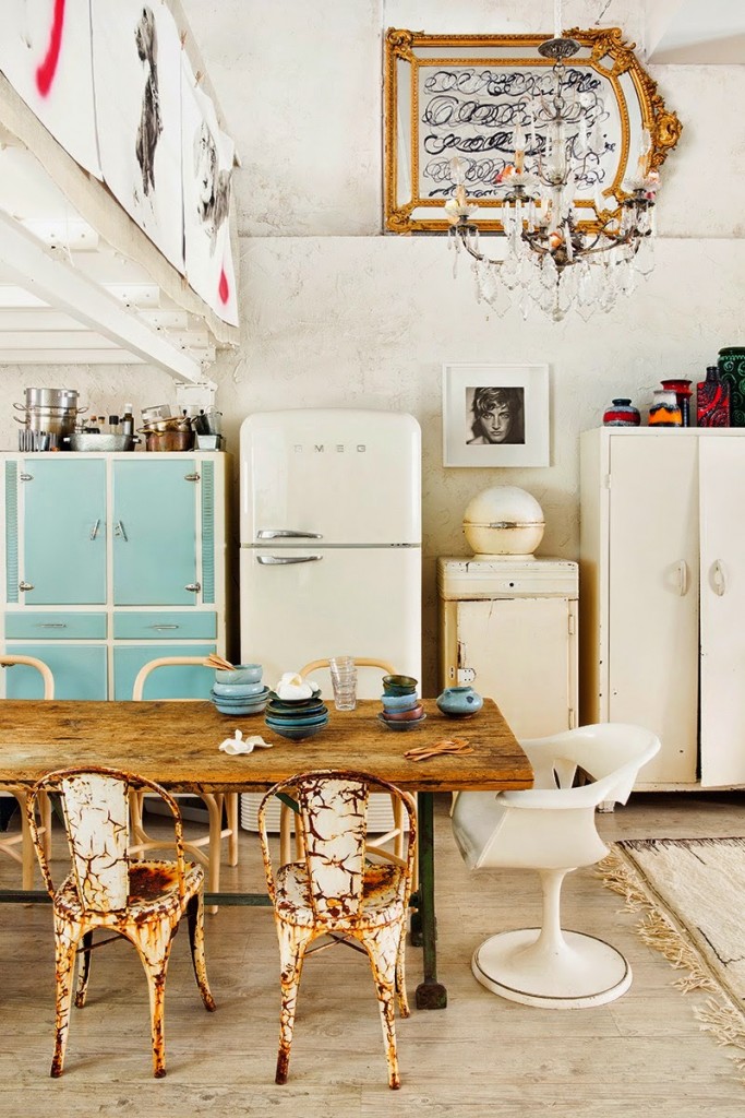 Una casa-estudio con mucho arte en Madrid