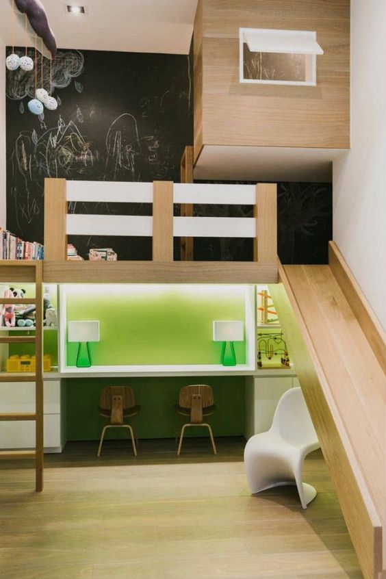 Divertidos y hermosos dormitorios para niños.