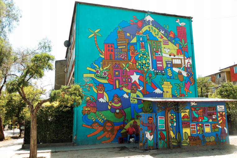 Quilicura Impulsa El Mural Mas Grande De Chile Radio Cumbre 90 9 Fm